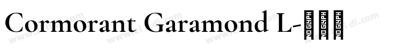 Cormorant Garamond L字体转换
